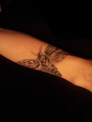 Tetování na ruce - Smrtihlav