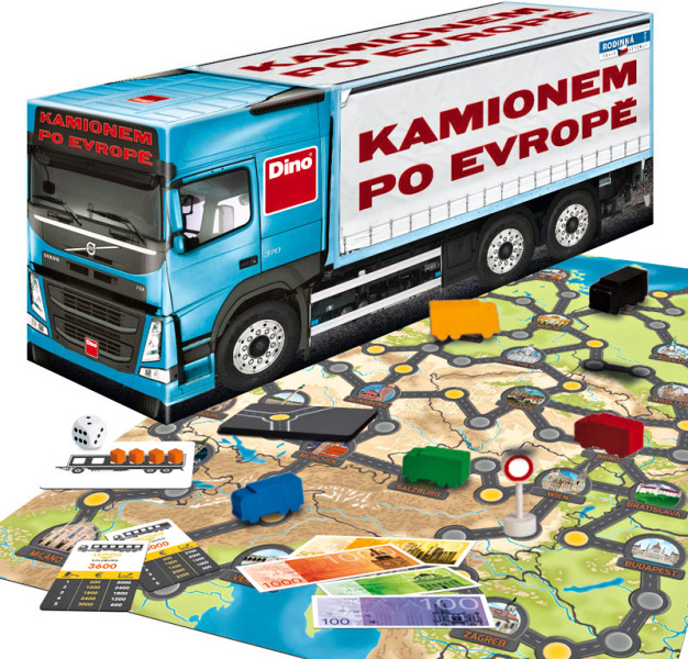 Obal hry Kamionem po Evropě