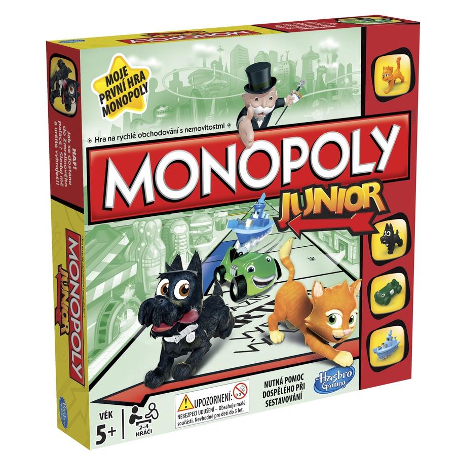 Obal hry Monopoly Junior