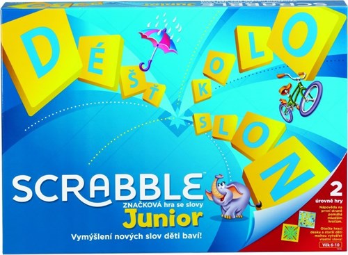 Obal hry Scrabble Junior