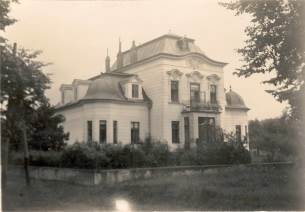 Foto původní Bergerovy vily.